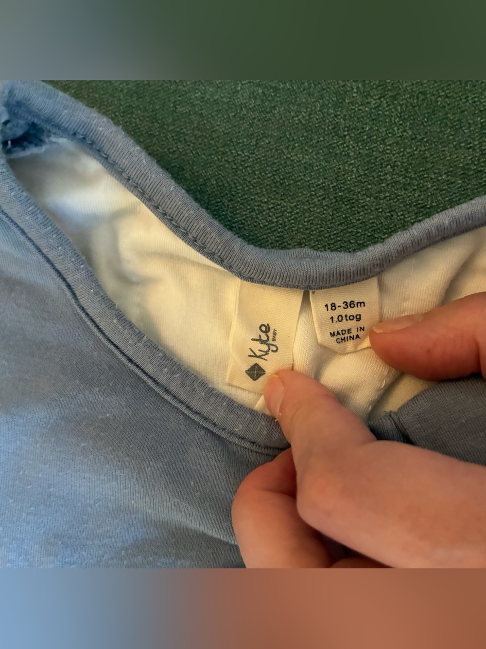 Kyte Baby Slate Sleep Sack, 1 TOG, 18-36 months - Picture 4 of 4